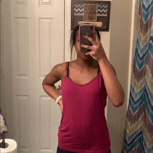 magenta/ burgundy loose tank